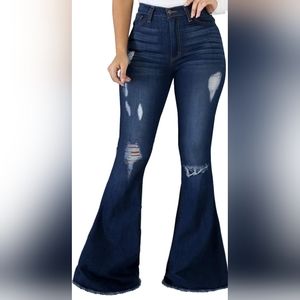 Women's Bell Bottom Stretch Jeans